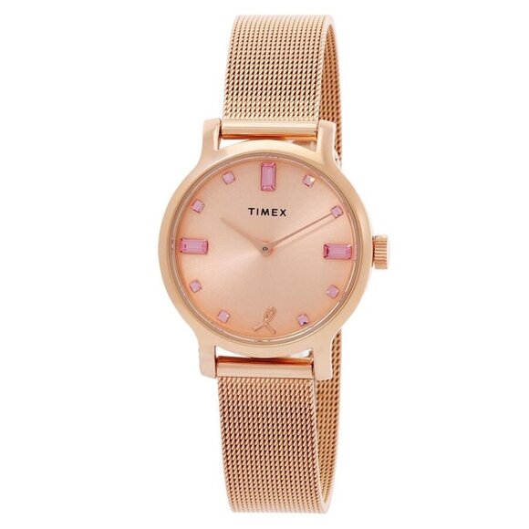 NWT Timex Fashion Ladies Quartz Low Lead Brass Authentic Watch - Picture 1 of 3